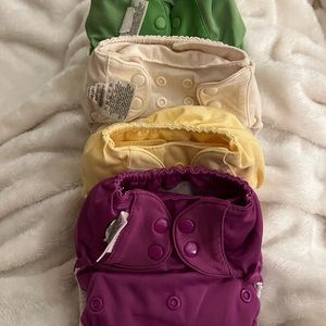 Bum Genius FreeTime All In One Cloth Diaper Lot